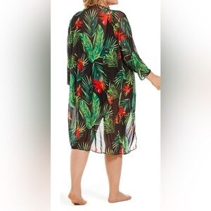 Mesh Plus Sized  Swimsuit Cover Up